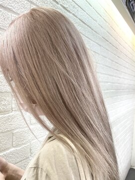 トンネルヘアー(Tunnel hair) ピンクベージュ