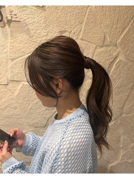 ヴァネッサ(VANESSA) ポニーテール簡単アレンジ!/吉川沙知
