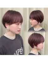 ハピネス 王寺店(Happiness)&nbsp;丸みショート ハンサムショート マッシュショート ブリーチなし