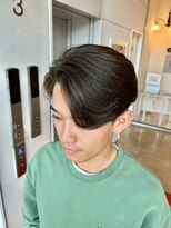 リーチェ(ReCHE by CAPA(旧：CAPA茅ヶ崎店）)&nbsp;好印象メンズショート×地毛風グレージュで魅せる爽やか毛流れ