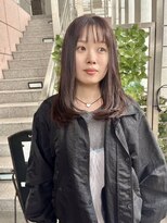 ロマリア(Lomalia)&nbsp;イメチェン/ピンクベージュ/ケアカラー/前髪/表参道/原宿