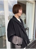 前上がりボブ
