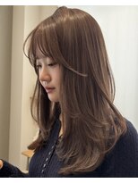 ノネル(nonel.)&nbsp;透明感カラー/レイヤーカット/小顔カット/ダブルカラー