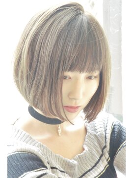 ファヴォリ(favori) 【favori  自由ケ丘】　グレージュ×レトロボブ