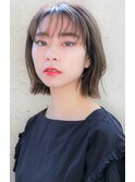 【seek吉祥寺】『切りっぱなしボブ』×『シルバーグレージュ』