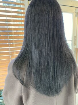 フラバー(flover) ☆flover☆【ブリーチ無しブルー濃いめグレー】kanna