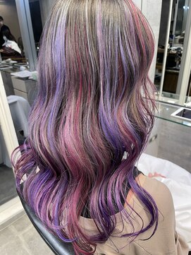 キャラ シャローネ 池袋(Chara Chalone) 資生堂カラーミューズを使ったスタイル/ロング/ミックスカラー