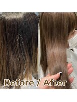 リーオオサカ(Lee Osaka)&nbsp;【Lee大阪店】ブリーチあり☆まろやかブラウン/新出奈津樹