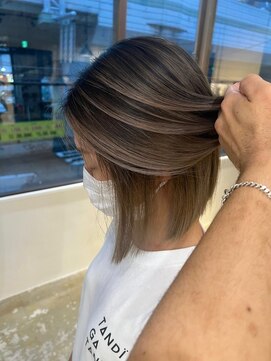 メリー オオサカ(Merly Osaka) 大人っぽナチュラルバレイヤージュ_まろやかマットベージュ_