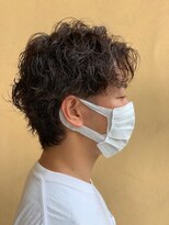 ヘアメイク アージュ 堀南店(hair make age) センターパートツイストスパイラルパーマ