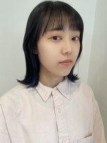 ルシュカイチマルニ(Rasca102)&nbsp;♪Rasca☆ネイビーブルー×外はねボブ