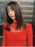 【 ぷつっとバング × ストレート 】浅野美紀