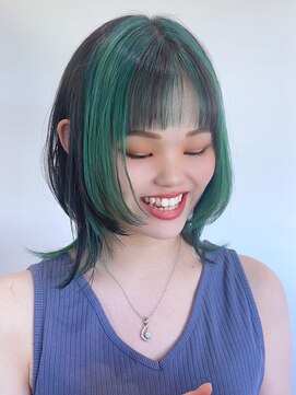 レム(LEM) レイヤー×グリーン&ダークグレイ