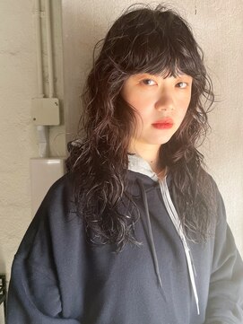 ソイ 下北沢(soi) 【wave perm】レイヤーカット_ウェーブパーマ_マッシュバング
