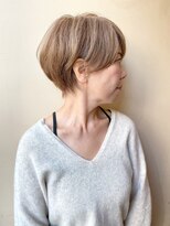 フェイバー 赤坂店(FAVOR)&nbsp;白髪ボカシハイライト×ショートスタイル