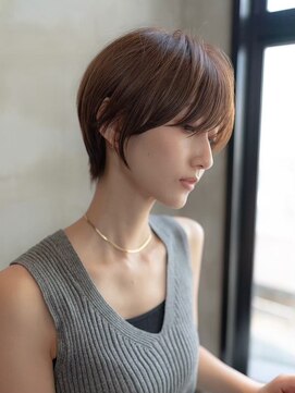 イオ 本厚木(io) 大人かわいい似合わせカットショートヘアシースルーバング小顔