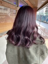 ベイショア(Bay Shore NY)&nbsp;ブリーチなし透明感☆イルミナダブルカラー　パープル
