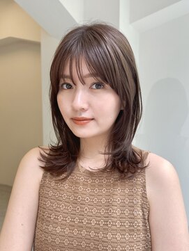 ビュートリアム265(BEAUTRIUM 265) ◆ミディアムレイヤー/レイヤーカット/銀座/ハニーブラウン