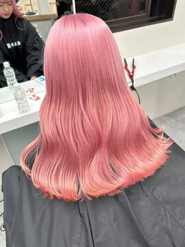 ベレーザ 渋谷(BELEZA) 9040ミルクティーピンクハイトーンカラーベビーピンク韓国ヘア