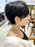 【渡辺】ショートグラデーションカラーペールベージュ