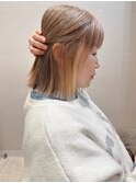 大人かわいい☆白髪染めを使わない!白髪ぼかしハイライト♪