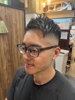 キングマンバーバー 田町店(KING MAN BARBER)&nbsp;スキンフェードスタイル