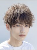 メンズ/パーマ/ショート/ツーブロック/カラー/金沢