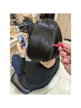 アッシュ 鶴見店(Ash) ボブ×縮毛矯正