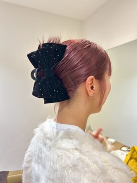 アース 高円寺店(HAIR & MAKE EARTH) 可愛いくすみピンク！ 【@mppp_32485】