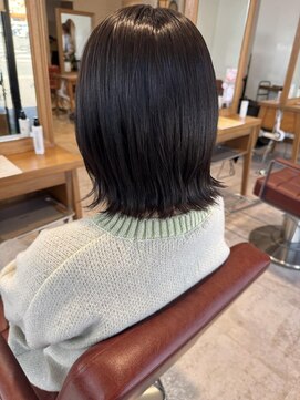 ルシュカイチマルニ(Rasca102) Rasca◆切りっぱなしボブ/暗髪カラー/ツヤカラー