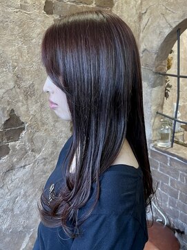 マギーヘア(magiy hair) magiyhair/下北沢/hide/レッド系×レイヤーカット