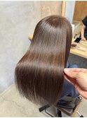 大人◎縮毛矯正×髪質改善ロングで艶ストレート