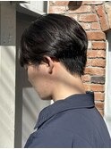 【白石】メンズカットシースルーマッシュ刈り上げ学割