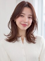 ルービック 豊中(Rubik's)&nbsp;大人可愛い小顔くびれミディアム/オレンジベージュ