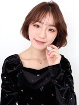 ファーレ ツルミ(Fare tsurumi)&nbsp;切りっぱなしボブ タッセルボブ 前髪なしボブ オリーブベージュ