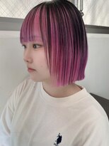 ヴェルデ(Verde) ボブ×アンブレラカラーピンク