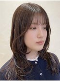 顔まわりレイヤーカット
