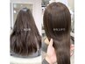 《髪質改善》希少★超高濃度水素ケアでリタッチカラー+デザインカット+TR