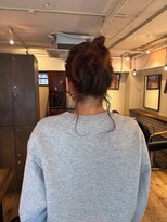フランチェスカ(Francesca)&nbsp;おだんごアレンジ　オレンジブラウン