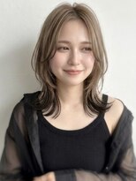 エル セルカ 高田馬場(el CERCA) ミルクティーベージュ×ブラックエンドカラー
