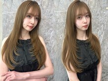 ラビス 浦和(Lovis)の雰囲気(ブリーチカラー/透明感カラー/カラーonカラー/オリーブベージュ)
