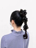 イロミ(irome)&nbsp;高めポニー編みおろし