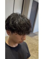 ニト(nito.)&nbsp;行徳／メンズマッシュ／シャドウパーマで横顔にも柔らかな動きを
