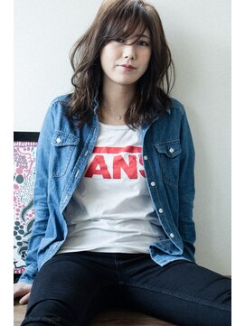 リアン ヘア ライム(lien.hair rhyme) 【アプリエラー】大人シックなハイ透明感カラー