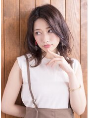 耳かけ×伸ばしかけ×ふわミディ【olive for hair】03-6914-0898