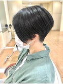 刈り上げ前下がりショートボブ【RENJISHI 】