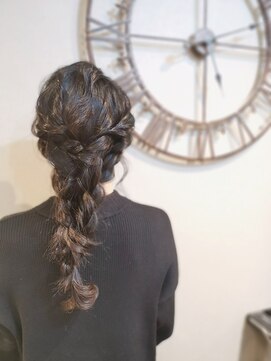 ヘアセットサロン ミント(Hair set salon MINT) 編みおろし