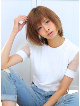 クート 北浦和(ku-to) ハイライトショートボブ×イルミナカラ－×髪質改善×白髪染め