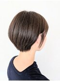 後ろふんわりショートなボブ