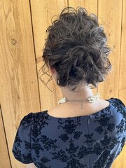 ボリューム アップヘアセット♪お呼ばれパーティーヘア